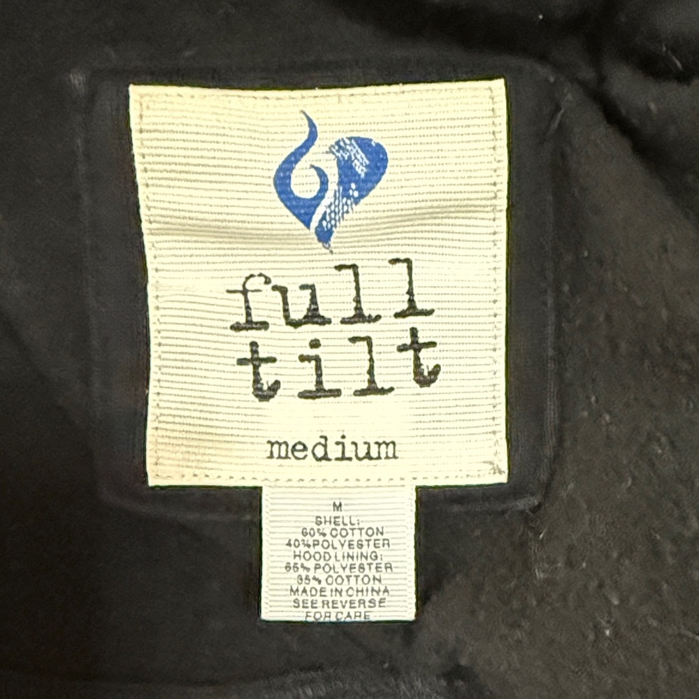Full Tilt Black Hooded Trench Coat - Picture 8 of 9